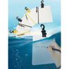 Scubas Diving Writing Plate with Pencil Underwater Writing Board Snorkeling Record Board Underwater Writing Board