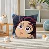 Demon Slayer Hashira Collection Anime Plush Pillow Cover Soft Short Plush Cushion Cover For Sofa Bedroom Home Decor Gift