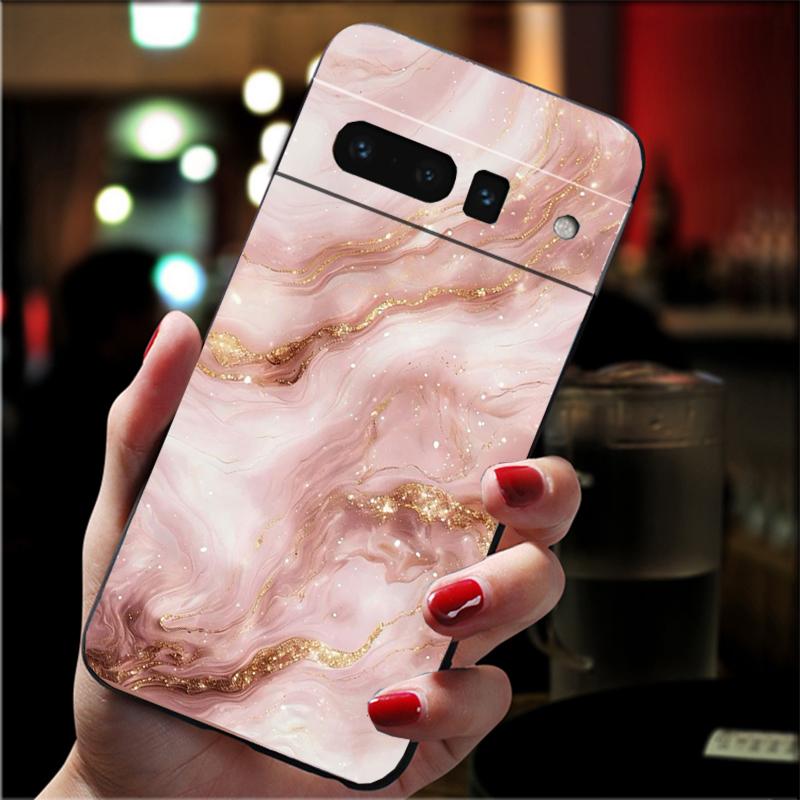 

Phone Case For Google Pixel 10 9 Pro XL 9A 8 7 6 Pro Pixel 8A 7A 6A Pixel 8 7 6 5 Pink rose gold Case Google Pixel 8a