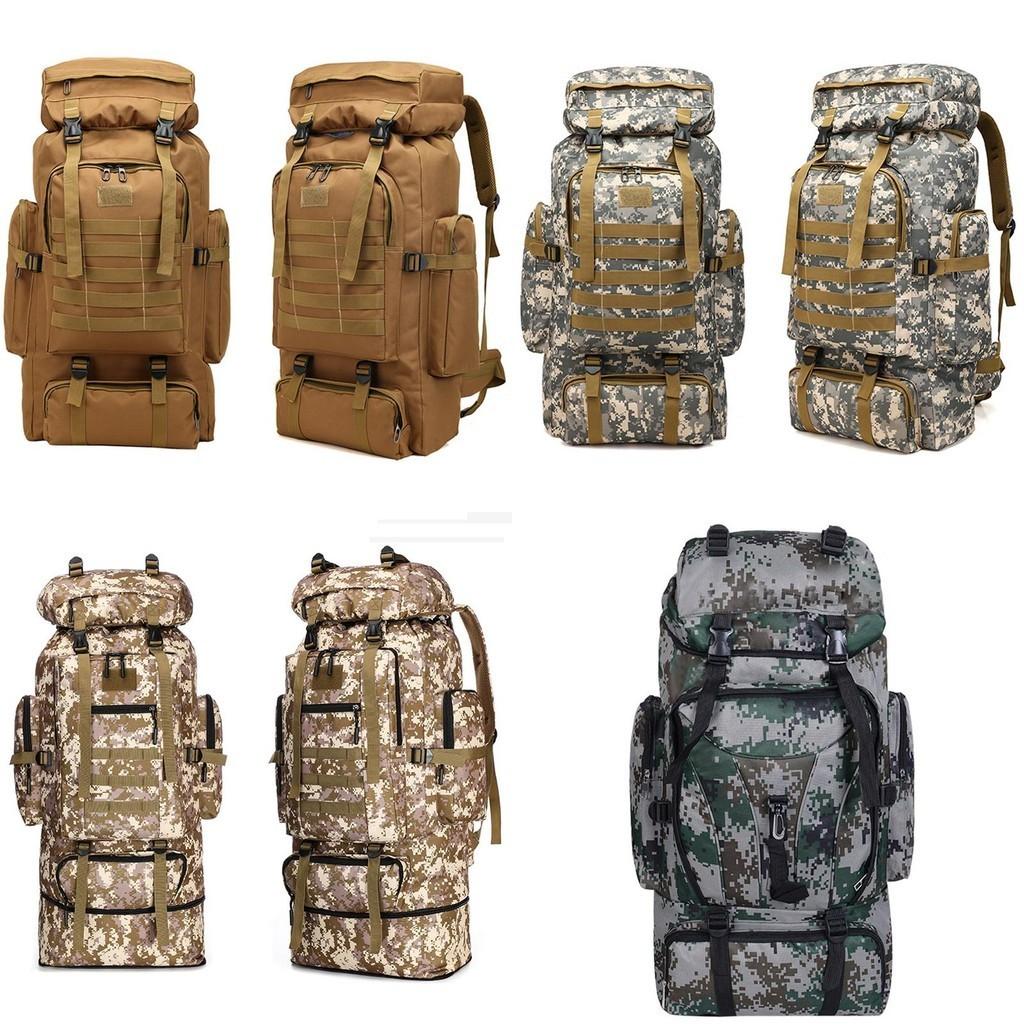 Rucksack Military 70l80l100loutdoor Tactical Backpacks Camping Hiking Trek Bag
