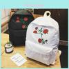 Stylish Women Ladies Canvas Shoulder School Bag With Spacious Main Compartment And Durable Design