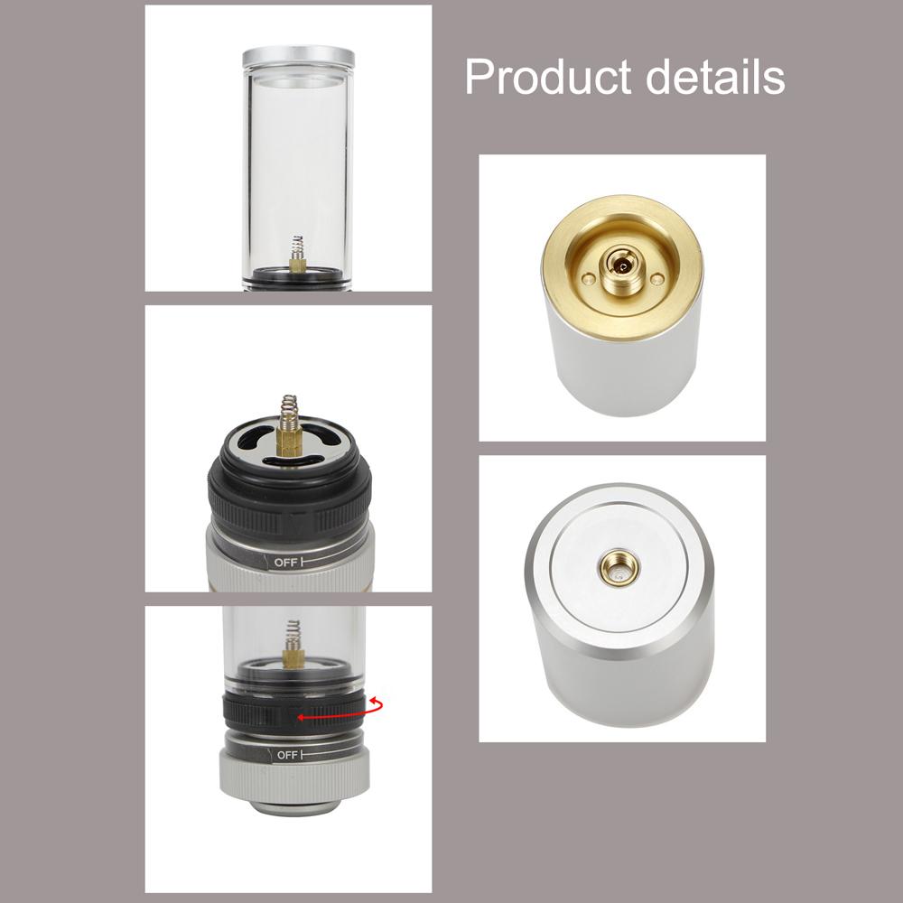 Tragbare helle Camping-Laterne, Gaslicht, Outdoor, Angeln, Picknick, Zelt, Gaslampe, Hausgarten, Glaslampe