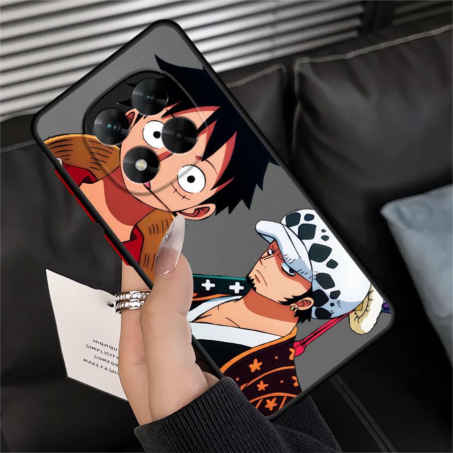 One Piece Anime Luffy Funda Back Phone Cover Case for Xiaomi Redmi Note 14 13 Pro Plus 9S A4 13C 12 10 14C 11
