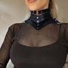 Personality Gothic Collar Necklace Elegant Rivet Clavicle Collar Leather Belt Punk Choker  Women