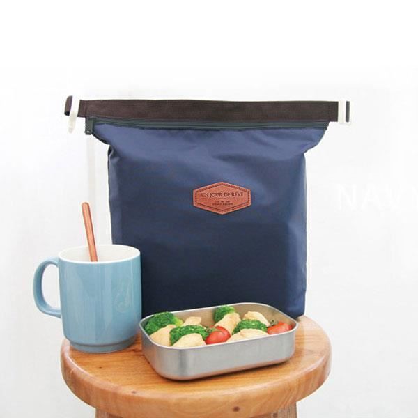 Isolierte Lunchtasche - FARBE - Wasserdicht - 25x30x9.5 cm - Verstellbarer Riemen - 100% BPA-frei