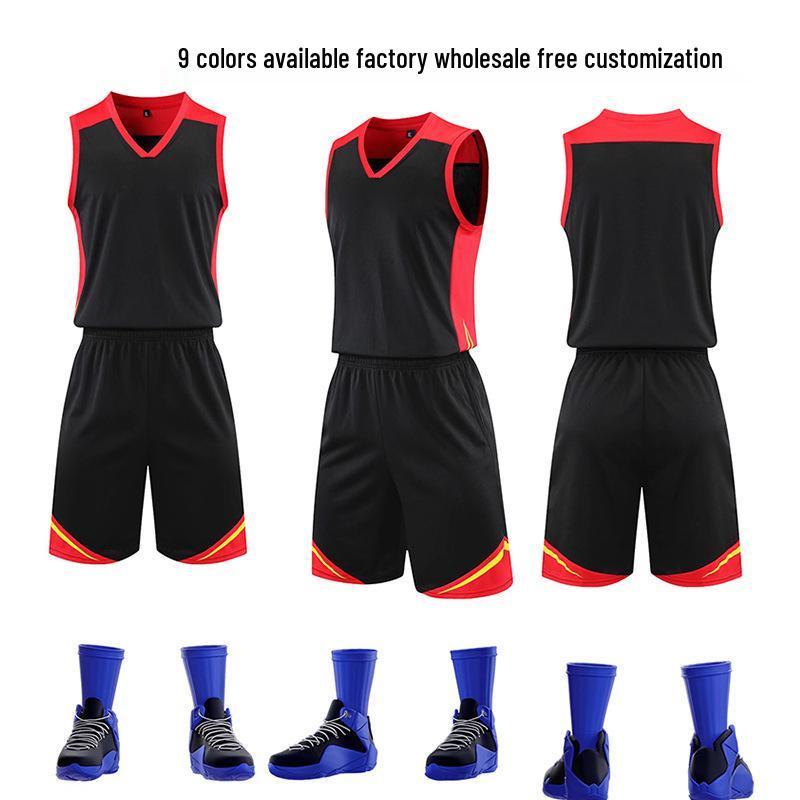 Unisex Quick-Drying Basketball Training Set with Custom Printing