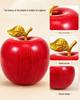 Goldmessing Rotes Fuji-Apfel-Ornament für Wohnzimmer, Arbeitszimmer oder Büro