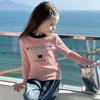 Girls' Long Sleeve Sweet Versatile T-Shirt