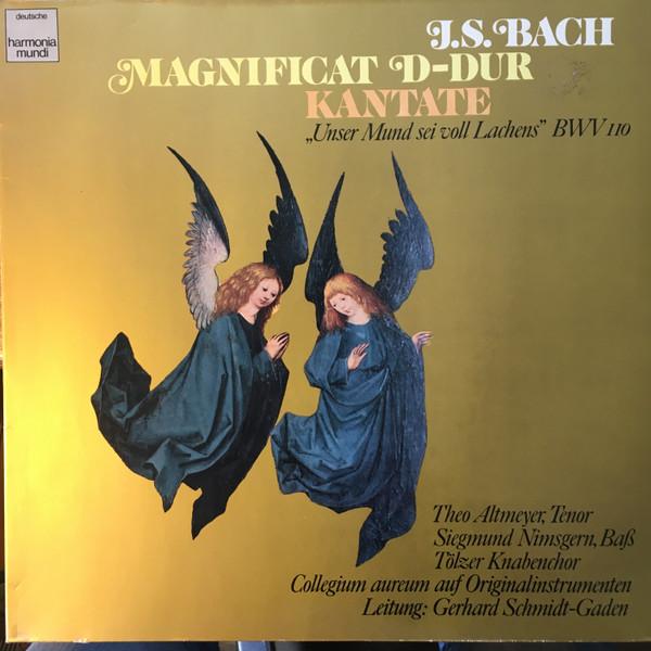 

LP Record JOHANN SEBASTIAN BACH THEO ALTMEY Magnificat In D Major Christmas C 06599750 Deutsche Harmon Germany Classical Used