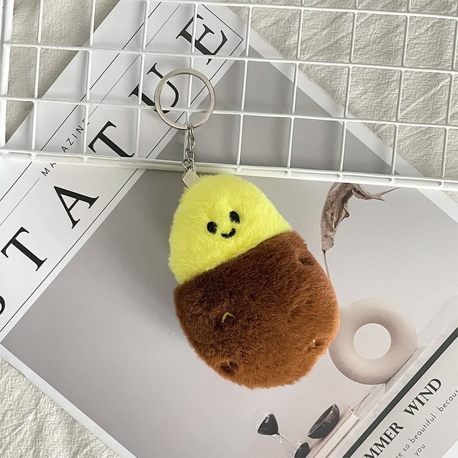 Adorable Sweet Potato Plush Toy Keychain Cute Stuffed Doll Car Accessory Gift