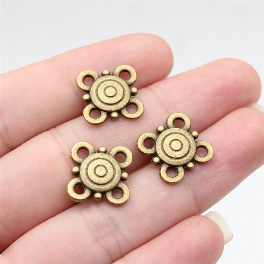 Accessories Parts Four-Hole Necklace Connector Wedding Jewelry Findings TA023