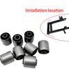 Motorcycle Rear Swingarm Bushing Suspension Repair for GY6 50cc 125cc Flat Fork Control Arm Engine Mount Cushion