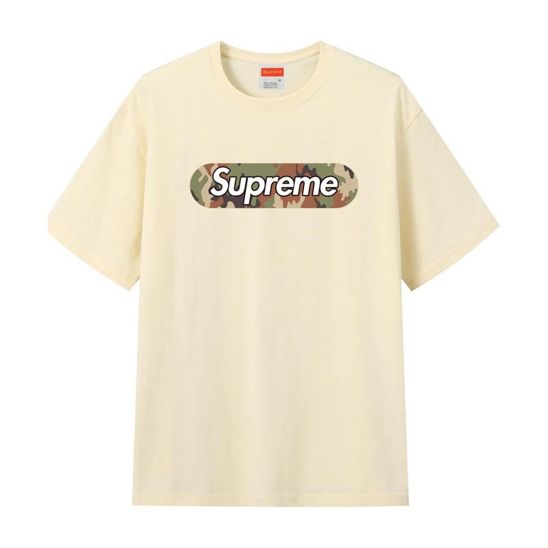ZL14 Supreme 2025 Sommer-T-Shirt aus reiner Baumwolle mit Rundhalsausschnitt und Aufdruck, hochwertiges Paar-T-Shirt