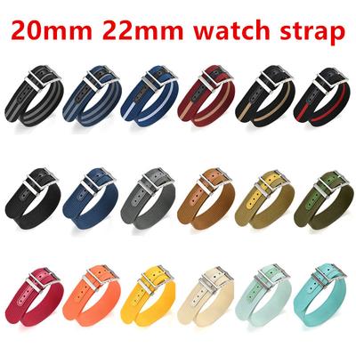 Nylon Strap 20mm 22mm Thick Premium Ballistic Nylon Strap for Men and Women Washable Bracelet Bracelet Watch Accessori