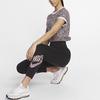 Nike Cotton Letter Print Leggings Women Bottoms Black CW2503-011
