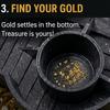Splash Guard Gold Sluice Portable Gold Tool Efficient Gold Pan  Outdoor Mining