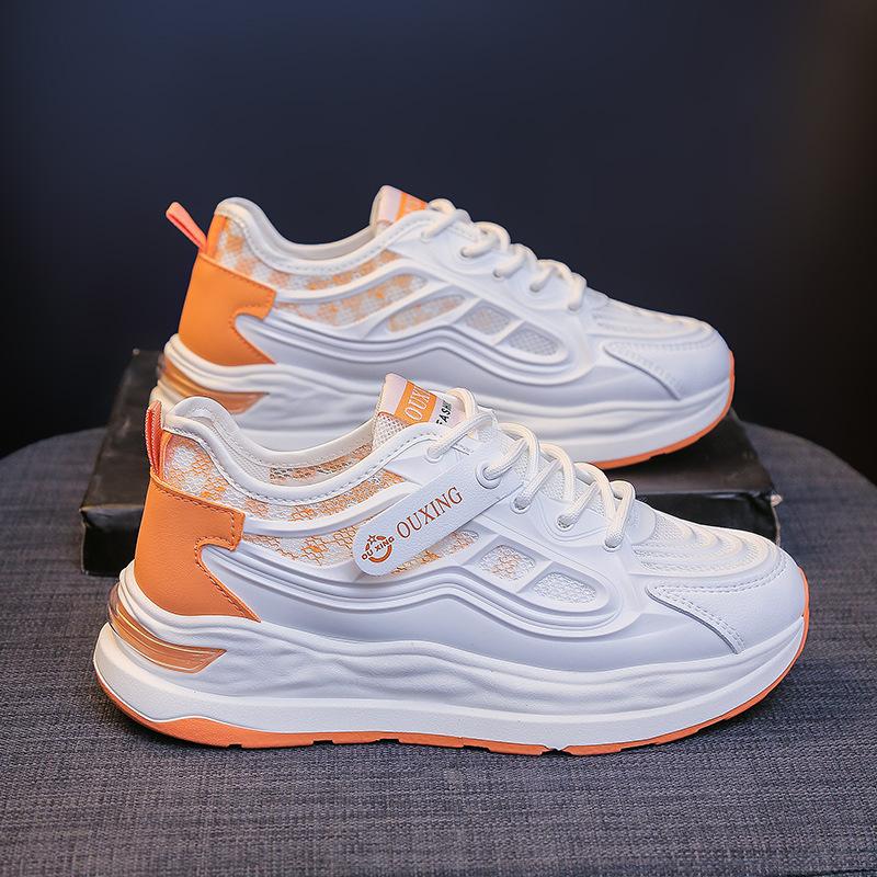 

Platform running shoes women s 2025 summer women s shoes breathable mesh shoes versatile casual lightweight campus sports mesh shoes 40