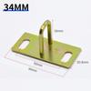 Multisizes Catch Buckle Metal Pedal Lock Plate Saddle Bucket Lock  Electric Vehicle Parts