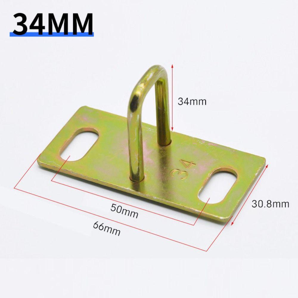 Multisizes Catch Buckle Metal Pedal Lock Plate Saddle Bucket Lock  Electric Vehicle Parts