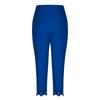 Pantaloni corti da donna estivi con coulisse elastica a vita alta, pantaloni casual slim fit a gamba larga