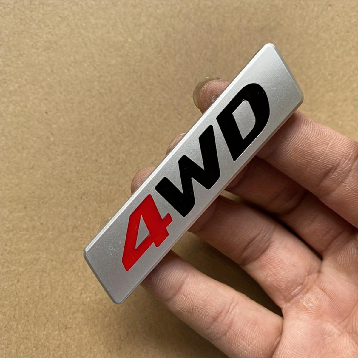 

1 шт. Автомобильный внедорожник с полным приводом, бирка для кузова 4WD, металлический логотип на хвосте автомобиля, модифицированная наклейка для украшения автомобиля