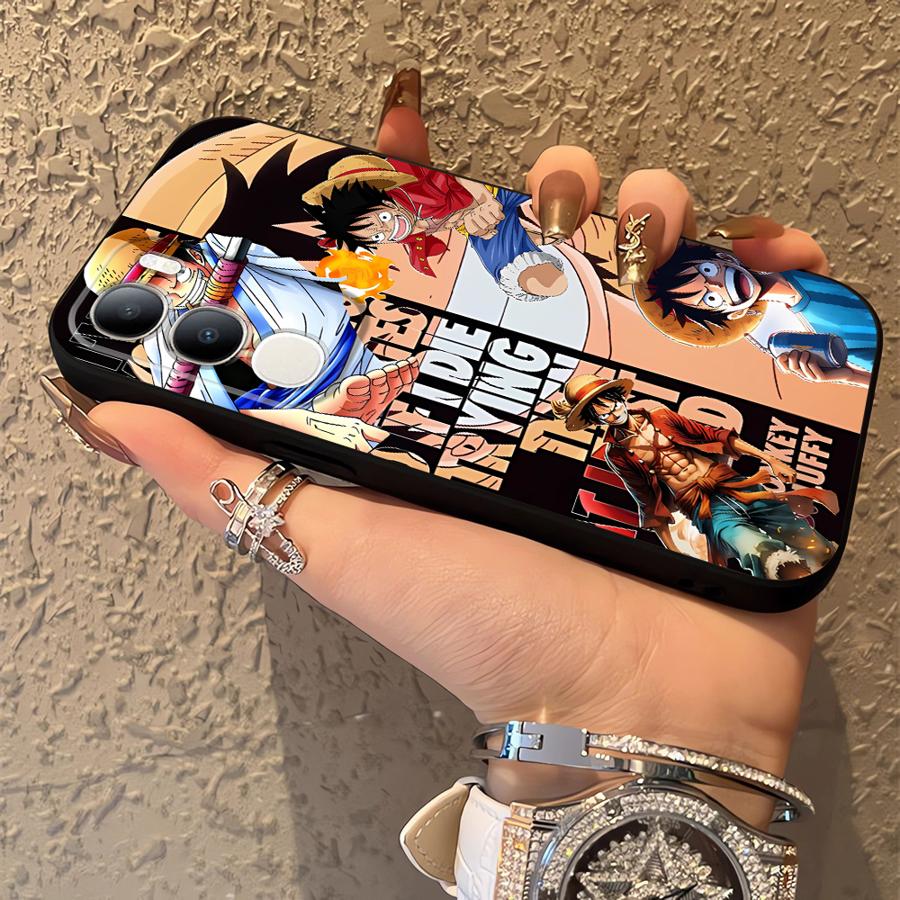 Phone Cover Case for Vivo Y71 Y91 Y75 Y81 V25 V30 Y53S V27 Y51S Y78 Y50 Y95 V21E V23 V29 Y52S Y93 Anime Luffy Zoro