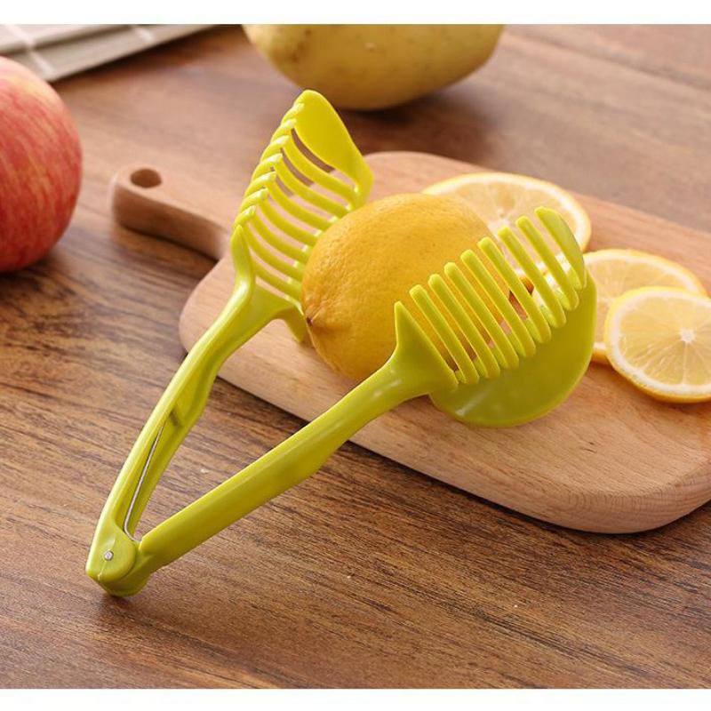 Kitchen Handheld Orange Lemon Slicer Tomato Cutting Clip Fruit Slicer Onion Slicer KitchenItem Cutter Accessorie