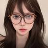 New Cute Metal Eyeglasses Frames Comfortable Lightweight Sturdy Durable Personalized Learning Glasses Without Lenses