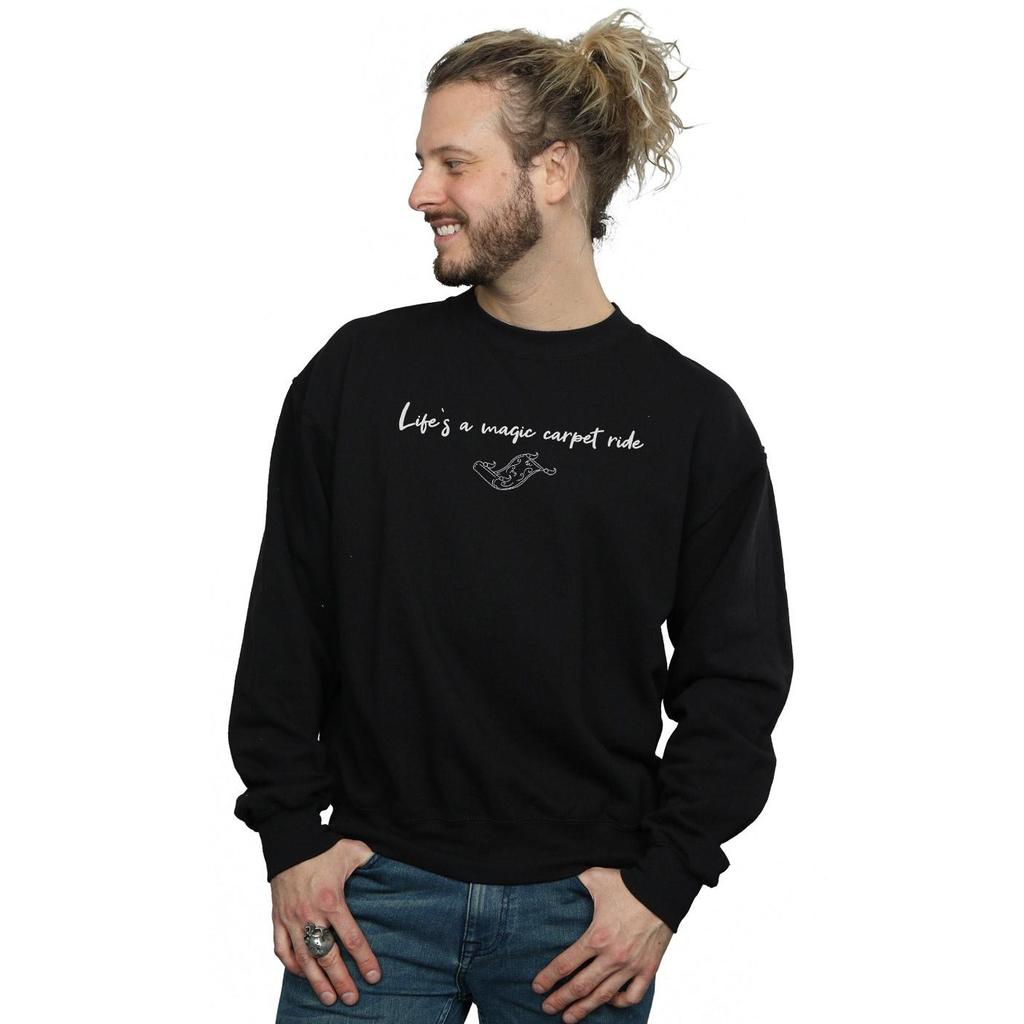 Disney Mens Aladdin Life´s A Magic Carpet Ride Sweatshirt