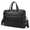 Retro-Aktentasche für Herren, echtes Leder, Einzel-Umhängetasche, horizontale Umhängetasche, High-End-Gefühl, Business-Mode, großes Fassungsvermögen