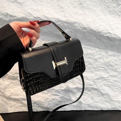 Diseño Nicho Sentido de Alto Valor Bolso Mensajero de Hombro Chino Versátil Portátil Commuter Bolso Cuadrado Pequeño
