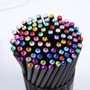 Eco-friendly Student Gift Pencil - Diamond HB Black Wood, Customizable Logo, Hot Selling Practice Pencil for Children