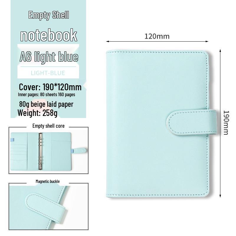 Korean-Style A6 Cute Loose-Leaf Notebook & Multifuntional Diary
