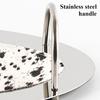 Stainless Steel Tray Ornament Living Room Desktop Trays Simple Entrance Hall Key Storage Plate Modern Home Decoration Ornament