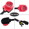 2pcs HID Relay Harness D2S D2R D2C 35W/55W AMP Plug Wiring Adapter Bulb/Ballast Connector