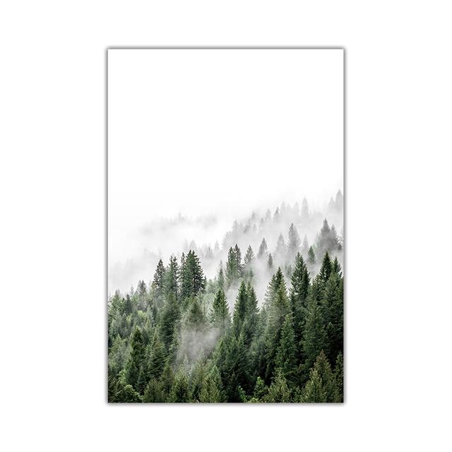 

Природный пейзаж, настенный художественный постер, горный лес, деревья, принт, скандинавская живопись, декоративная картина, современное украшение для дома 21*30cm