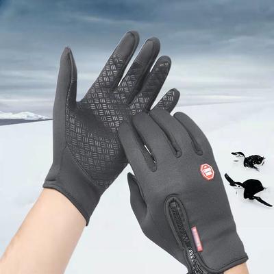 New Winter Gloves Men Women Touch Cold Waterproof Motorcycle Cycle Gloves Male Outdoor Sports Plus Velvet Warm Running Ski Glove
