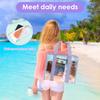 Hot Waterproof Beach Tote Bag with Small Phone Pouch Large Capacity Female Travel Shopping Bags for Vacation Traveling Daily Use