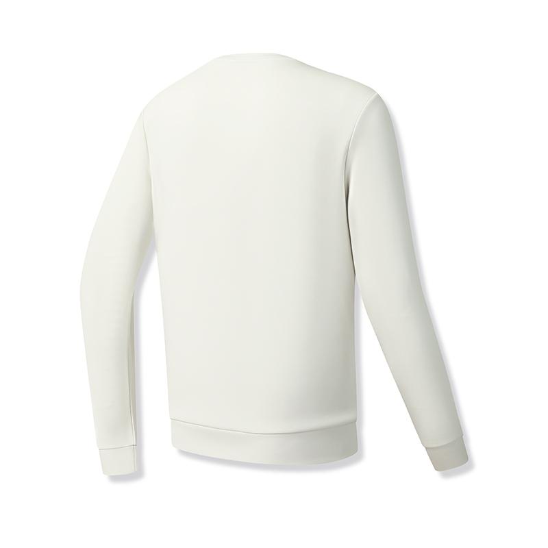 FILA Fitness Sweatshirts Men's White Birch Gray Crew Neck Moderate Regular A51M541205FGY