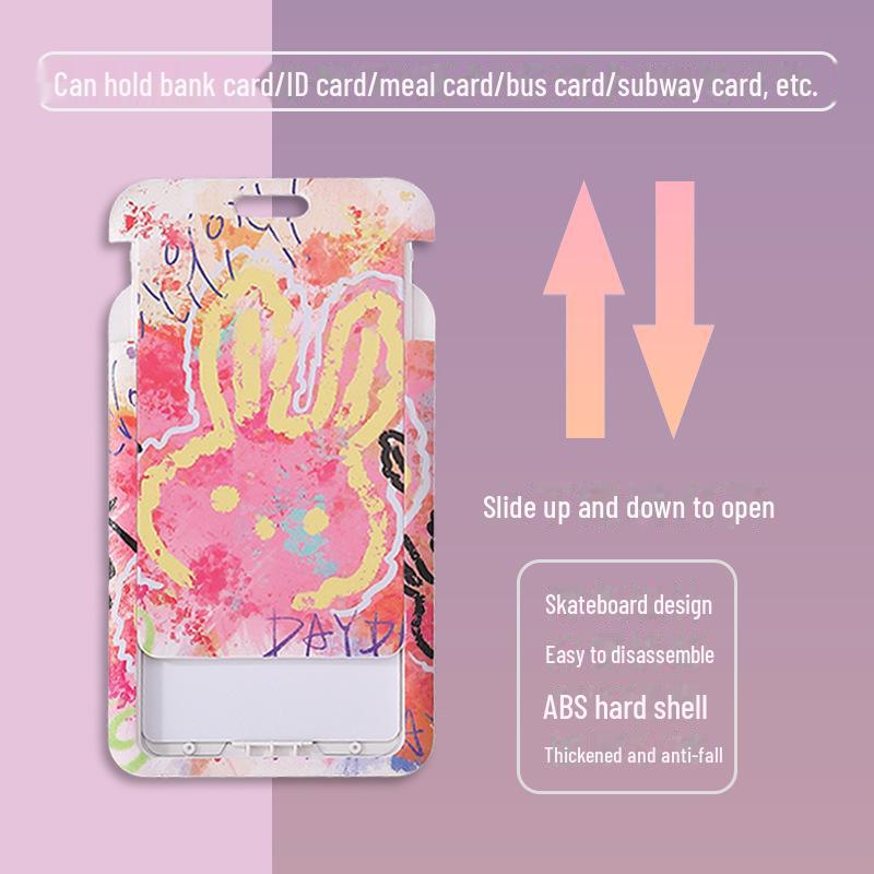 Customizable Lanyard & Holder for Student ID, Meal, and Access Cards