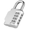 NAGE 4-Digit Combination Lock, Padlock with Key, Anti-Theft, for Large Lockers, Schools, Businesses, Warehouses, Outdoors, Numbered Padlock, Waterproo