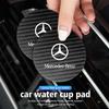 AAVM1 2pcs Car Coaster Water Cup Holder Anti-Slip Pads Accessories For Mercedes Benz CLK GLC W212 C200 C300 W203 W204 W205 W169 W176