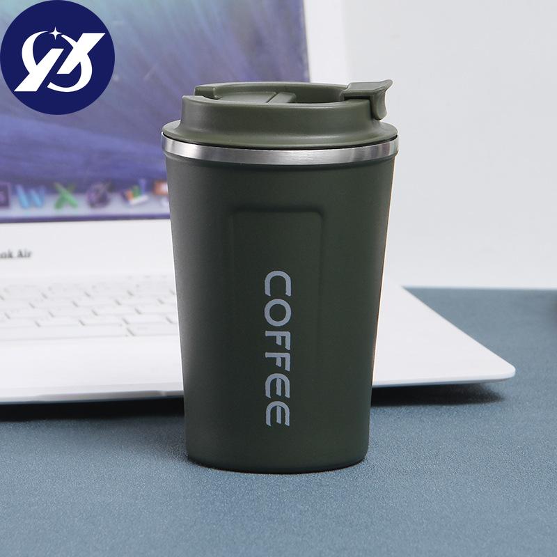 304 Stainless Steel Vacuum Cup Outdoor Leisure Water Cup Simple Tea Cup Car Office Coffee Cup