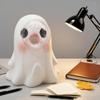 Tabletop Ghost Decoration Pink Bubble Gum Ghost Figurine Whimsical Halloween Tabletop Ornament for Home Office Decor for Shelf