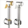Chrom Badezimmer Dusche Bidet Sprüher Toilette Handbrause Gold Messing Bidet Set Toiletten Bidet Sprüher Selbstreinigende Dusche Schwarz