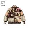 JNBY Kids Faux Leather Winter Jacket