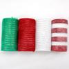 4 Rolls Xmas Tree Decor Christmas Decor Mesh Rolls 10 Yards 5.9 in Christmas Ribbon Holiday Christmas Grosgrain Ribbon for Xmas