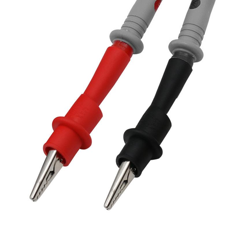 Alligator Clips Test Clip Clamp Set 2Pcs Red Black Wire Tip Clamps Multimeter Tester Probes 10A 1000V Ac Dc For Multimeter Tool