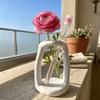 Vintage Ceramic Makeup Pen Storage Rack Hand-Made Storage Rack  Home Decoration