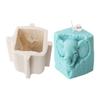 3D Animal Shaped Candle Mold Aromatherapy Soap Mould Resin Epoxy Mould Plaster Ornament for Birthdays and Festivals